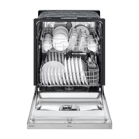 LG Lavaplatos Empotrable de 24" | Inverter Direct Drive | Digital | QuadWash | Rejilla Ajustable | Silencioso 50 dBA | 15 P/S | Acero Inoxidable