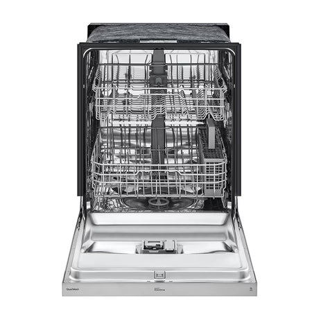 LG Lavaplatos Empotrable de 24" | Inverter Direct Drive | Digital | QuadWash | Rejilla Ajustable | Silencioso 50 dBA | 15 P/S | Acero Inoxidable