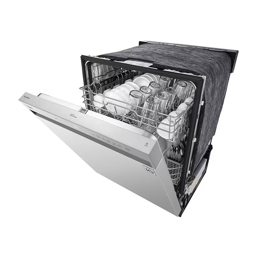 LG Lavaplatos Empotrable de 24" | Inverter Direct Drive | Digital | QuadWash | Rejilla Ajustable | Silencioso 50 dBA | 15 P/S | Acero Inoxidable