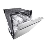 LG Lavaplatos Empotrable de 24" | Inverter Direct Drive | Digital | QuadWash | Rejilla Ajustable | Silencioso 50 dBA | 15 P/S | Acero Inoxidable