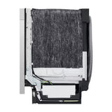 LG Lavaplatos Empotrable de 24" | Inverter Direct Drive | Digital | QuadWash | Rejilla Ajustable | Silencioso 50 dBA | 15 P/S | Acero Inoxidable