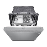 LG Lavaplatos Empotrable de 24" | Inverter Direct Drive | Digital | ThinQ | QuadWash | EasyRack Plus | Tercera Rejilla | Silencioso 48 dBA | 15 P/S | Acero Inoxidable