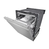 LG Lavaplatos Empotrable de 24" | Inverter Direct Drive | Digital | ThinQ | QuadWash | EasyRack Plus | Tercera Rejilla | Silencioso 48 dBA | 15 P/S | Acero Inoxidable