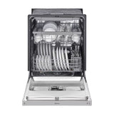 LG Lavaplatos Empotrable de 24" | Inverter Direct Drive | Digital | ThinQ | QuadWash | EasyRack Plus | Tercera Rejilla | Silencioso 48 dBA | 15 P/S | Acero Inoxidable