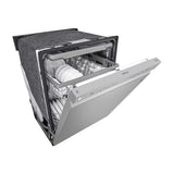 LG Lavaplatos Empotrable de 24" | Inverter Direct Drive | Digital | ThinQ | QuadWash | EasyRack Plus | Tercera Rejilla | Silencioso 48 dBA | 15 P/S | Acero Inoxidable