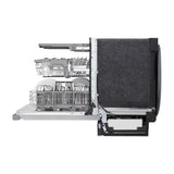 LG Lavaplatos Empotrable de 24" | Inverter Direct Drive | Digital | ThinQ | QuadWash | EasyRack Plus | Tercera Rejilla | Silencioso 48 dBA | 15 P/S | Acero Inoxidable