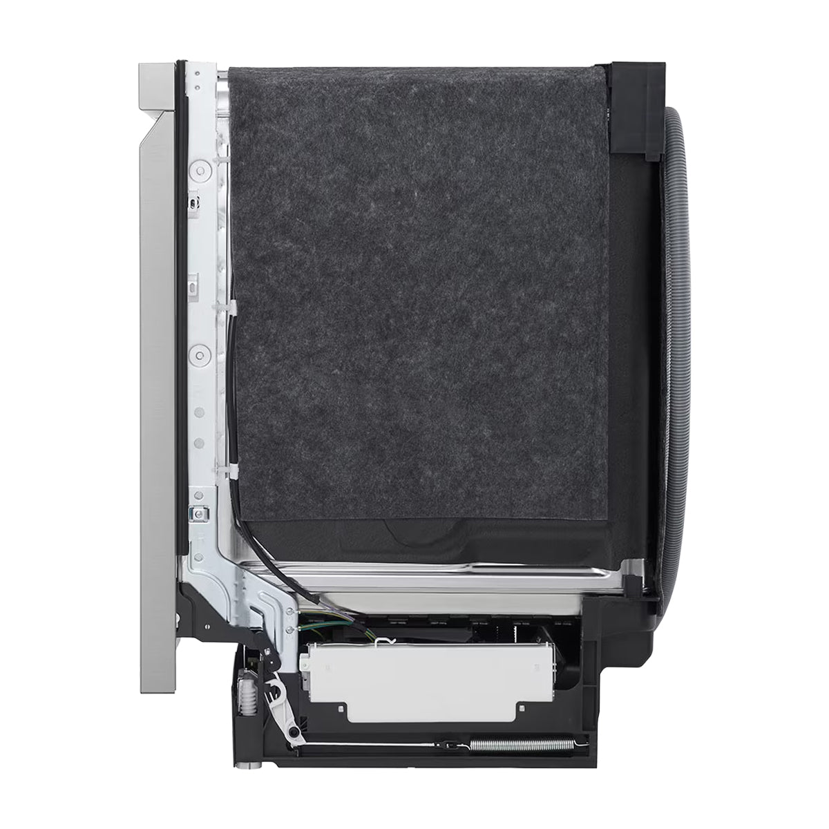 LG Lavaplatos Empotrable de 24" | Inverter Direct Drive | Digital | ThinQ | QuadWash | EasyRack Plus | Tercera Rejilla | Silencioso 48 dBA | 15 P/S | Acero Inoxidable