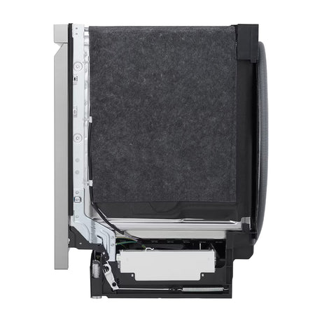 LG Lavaplatos Empotrable de 24" | Inverter Direct Drive | Digital | ThinQ | QuadWash | EasyRack Plus | Tercera Rejilla | Silencioso 48 dBA | 15 P/S | Acero Inoxidable