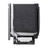 LG Lavaplatos Empotrable de 24" | Inverter Direct Drive | Digital | ThinQ | QuadWash | True Steam | Tercera Rejilla | Silencioso 44 dBA | 15 P/S | Acero Inoxidable