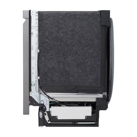 LG Lavaplatos Empotrable de 24" | Inverter Direct Drive | Digital | ThinQ | QuadWash | True Steam | Tercera Rejilla | Silencioso 44 dBA | 15 P/S | Acero Inoxidable