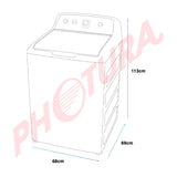 General Electric Lavadora Automática de Carga Superior | 11 Programas Automáticos | Agitador | 22kg