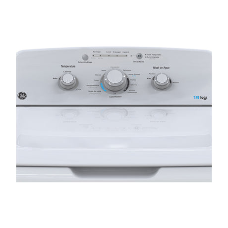 General Electric Lavadora Automática de Carga Superior | Tecnología Aqua Saver Green | Agitador | 19kg