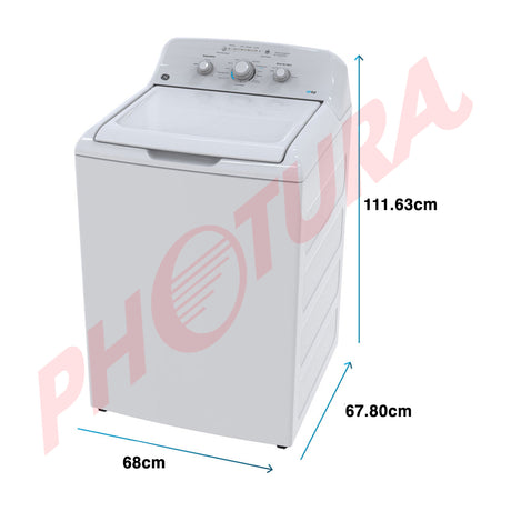 General Electric Lavadora Automática de Carga Superior | Tecnología Aqua Saver Green | Agitador | 19kg