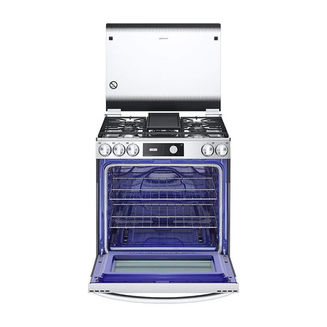 LG Estufa a Gas de Acero Inoxidable | 5.8p3 | Ultra Heat | Easy Clean | Tapa | Plancha | 30" | 5 Quemadores