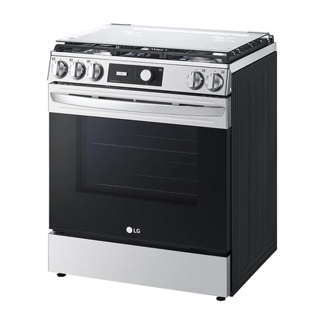 LG Estufa a Gas de Acero Inoxidable | 5.8p3 | Ultra Heat | Easy Clean | Tapa | Plancha | 30" | 5 Quemadores