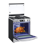 LG Estufa a Gas de Acero Inoxidable | 5.8p3 | Ultra Heat | Easy Clean | Tapa | Plancha | 30" | 5 Quemadores