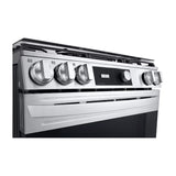 LG Estufa a Gas de Acero Inoxidable | 5.8p3 | Ultra Heat | Easy Clean | Tapa | Plancha | 30" | 5 Quemadores