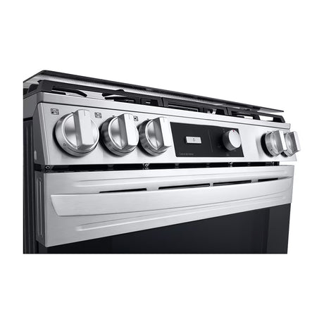 LG Estufa a Gas de Acero Inoxidable | 5.8p3 | Ultra Heat | Easy Clean | Tapa | Plancha | 30" | 5 Quemadores