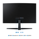 Samsung Essential S36GD Monitor Curvo VA LED Full HD de 24" | Diseño Ultra Fino | Flicker Free | Game Mode
