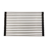 Drija Lucca 84 Fregador Moderno de Acero Inoxidable | Sistema Anti Reboso | Enjuagador de Vasos