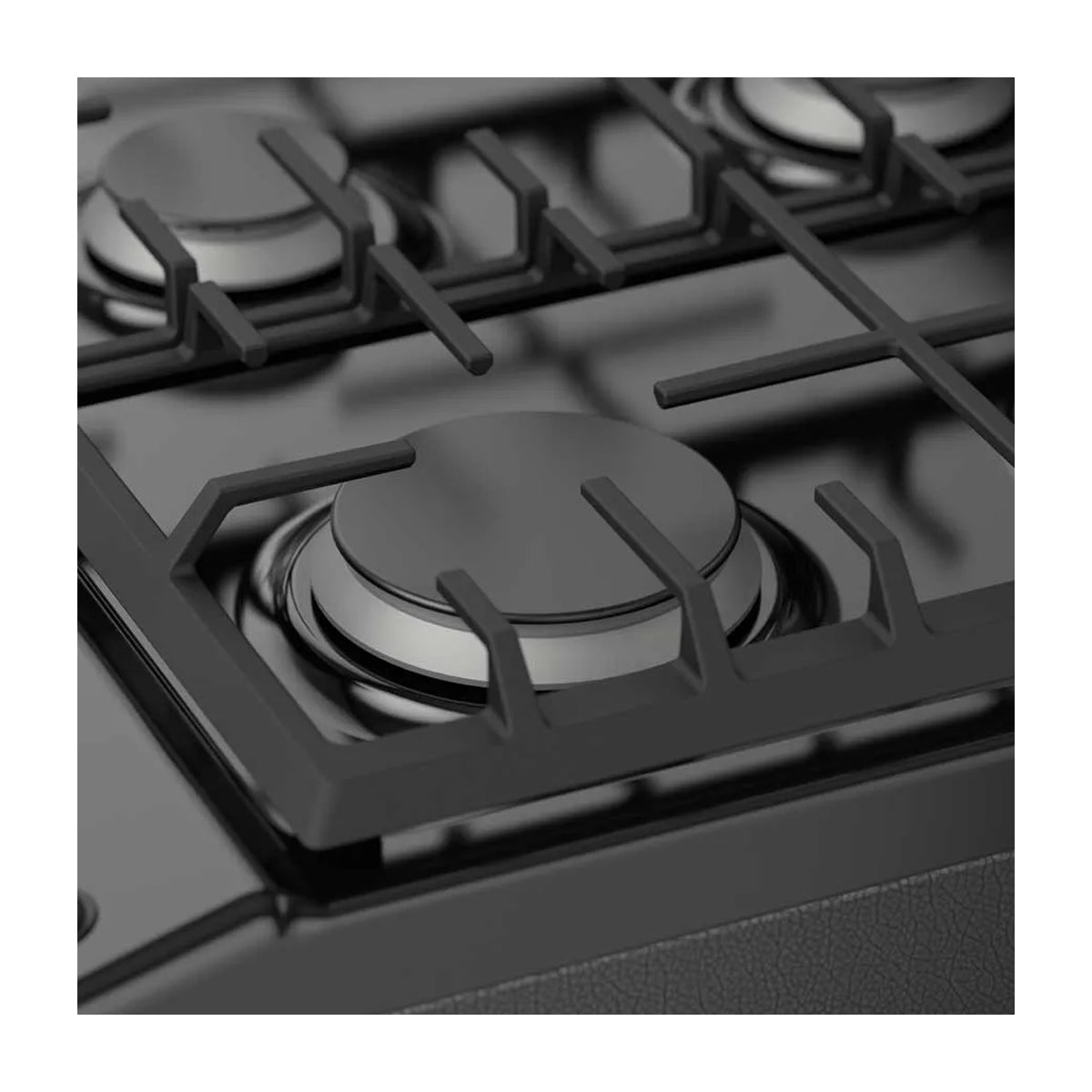 Whirlpool Estufa a Gas de Acero Inoxidable | Quemador Super | Ever Clean | Plancha | 30" | 6 Quemadores | Negro