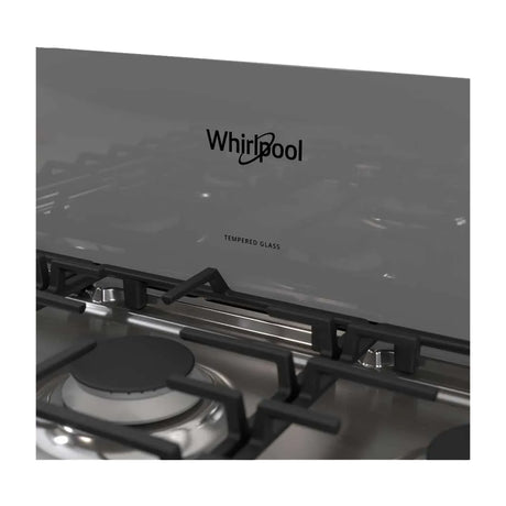 Whirlpool Estufa a Gas de Acero Inoxidable | Convección | Xpert Flamma | Xpert Air Fry | Xpert Air Bake | Tipo Espejo | 30" | 6 Quemadores