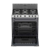 Whirlpool Estufa a Gas de Acero Inoxidable | Convección | Xpert Flamma | Xpert Air Fry | Xpert Air Bake | Tipo Espejo | 30" | 6 Quemadores