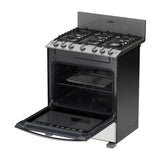 Whirlpool Estufa a Gas de Acero Inoxidable | Convección | Xpert Flamma | Xpert Air Fry | Xpert Air Bake | Tipo Espejo | 30" | 6 Quemadores