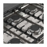 Whirlpool Estufa a Gas de Acero Inoxidable | Convección | Xpert Flamma | Xpert Air Fry | Xpert Air Bake | Tipo Espejo | 30" | 6 Quemadores