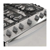 Whirlpool Estufa a Gas de Acero Inoxidable | Convección | Xpert Flamma | Xpert Air Fry | Xpert Air Bake | Tipo Espejo | 30" | 6 Quemadores