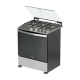 Whirlpool Estufa a Gas de Acero Inoxidable | Xpert Flamma |  Ever Clean | Tapa | Plancha | 30" | 6 Quemadores