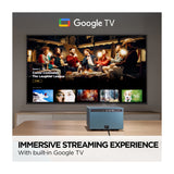 ViewSonic Proyector Smart | Google TV | FHD | 630 Lúmenes | 50" - 140" | 16:9 | WiFi | Bluetooth | Altavoces Harman Kardon