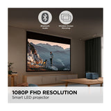 ViewSonic Proyector Smart | Google TV | FHD | 630 Lúmenes | 50" - 140" | 16:9 | WiFi | Bluetooth | Altavoces Harman Kardon
