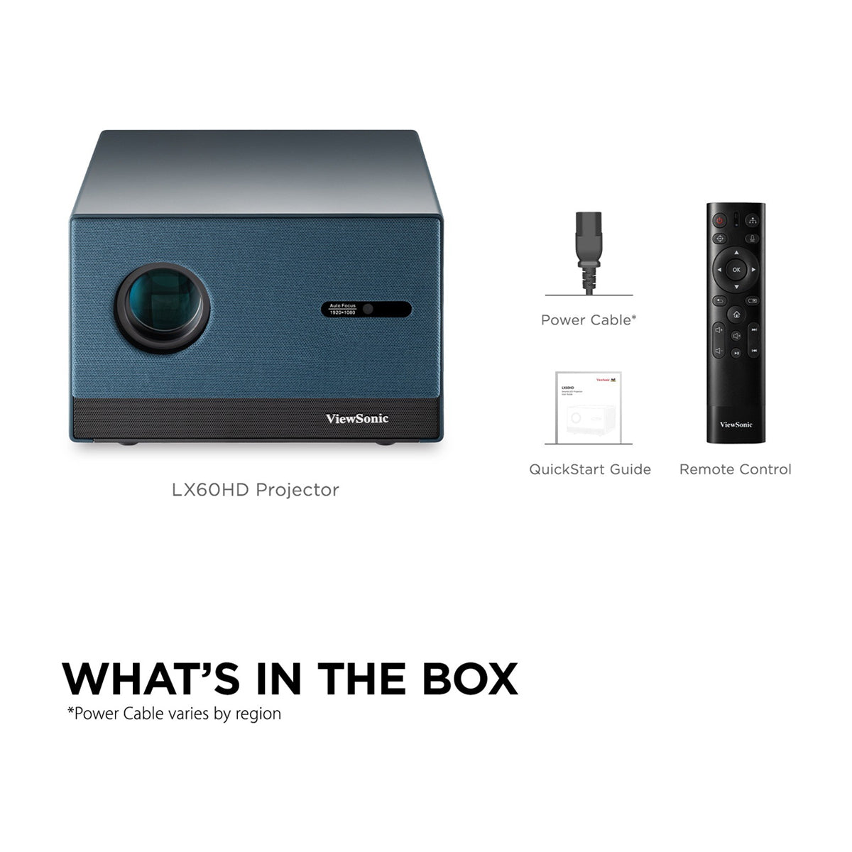 ViewSonic Proyector Smart | Google TV | FHD | 630 Lúmenes | 50" - 140" | 16:9 | WiFi | Bluetooth | Altavoces Harman Kardon