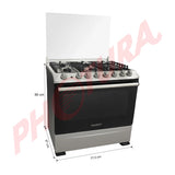 Sankey Estufa a Gas de Acero Inoxidable | Enc. Eléctrico | Tapa | 30" | 6 Quemadores
