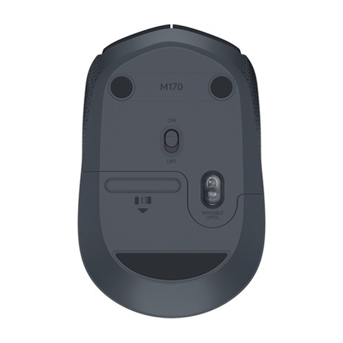 Logitech M170 Mouse Inalámbrico | Negro Gris