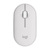 Logitech M350S Mouse Inalámbrico Silencioso | Bluetooth | Blanco