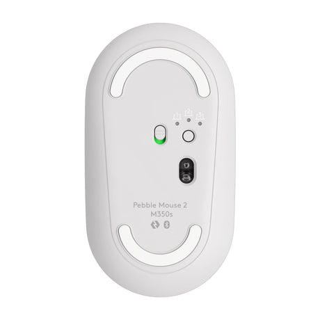 Logitech M350S Mouse Inalámbrico Silencioso | Bluetooth | Blanco