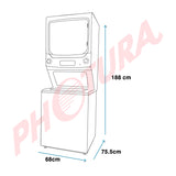 Mabe Centro de Lavado Premium a Gas | Display Touch | Infusor Aqua Energy | Aqua Saver Green | 20kg | Gris Diamante