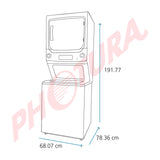 Mabe Centro de Lavado Eléctrico | AI | Infusor Aqua Energy | Aqua Saver Green | 24kg | Blanco