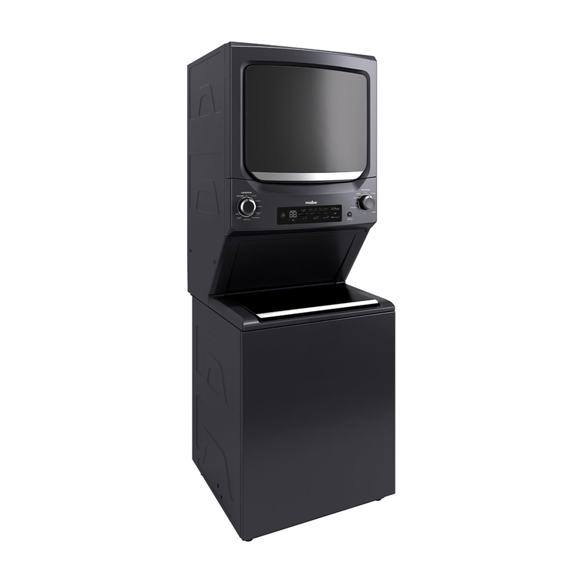 Mabe Centro de Lavado Premium a Gas | AI | Display Touch | Infusor Aqua Energy | Aqua Saver Green | 24kg | Gris Diamante