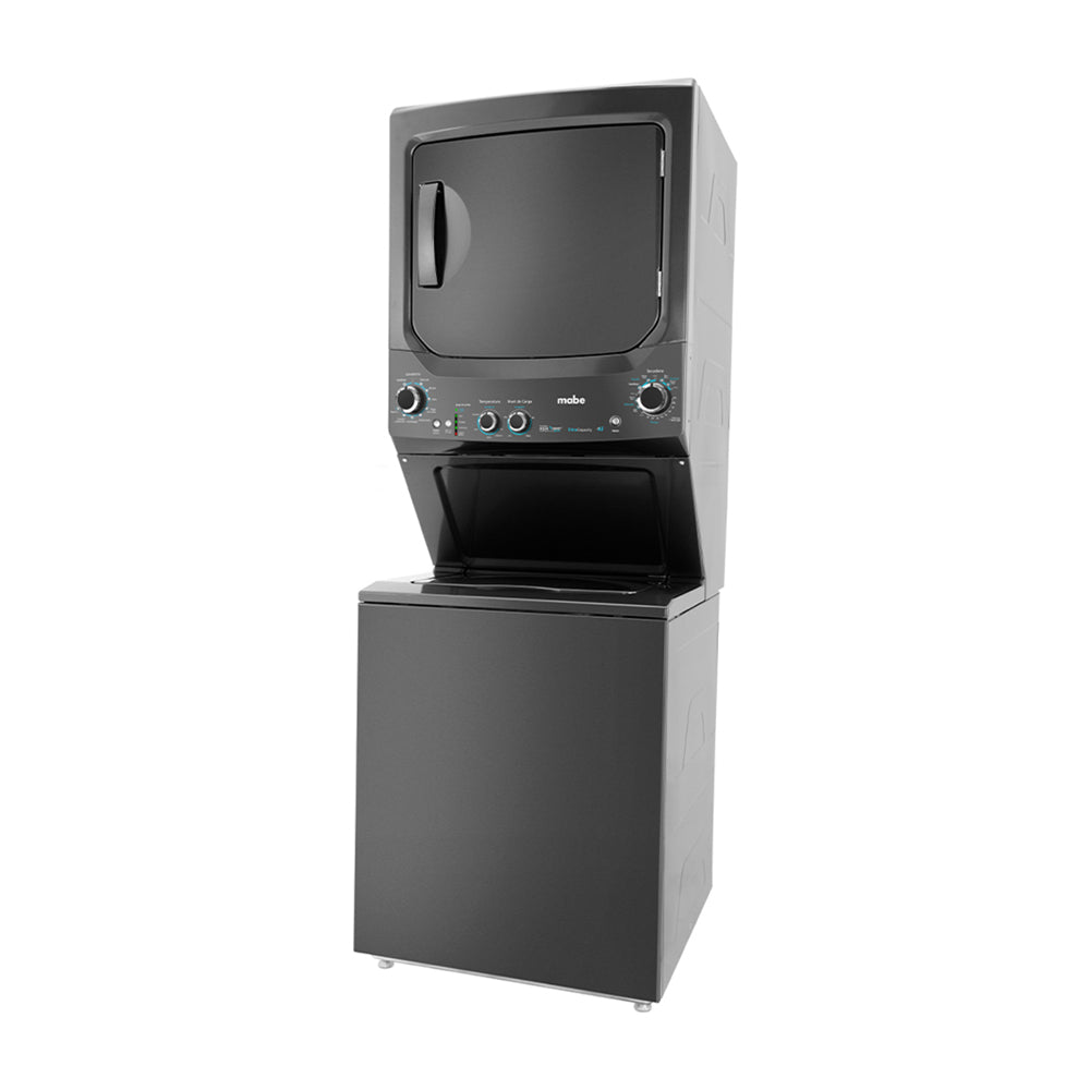 Mabe Centro de Lavado a Gas | AI | Infusor Aqua Energy | Aqua Saver Green | 24kg | Gris Diamante