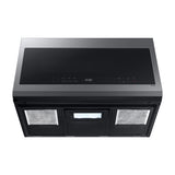 Samsung BESPOKE Microondas Extractor OTR de 1000W | Cocción con Sensor | Glass Touch Control | Interior de Cerámica | 2.1p3 | Plateado