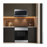 Samsung BESPOKE Microondas Extractor OTR de 1000W | Cocción con Sensor | Glass Touch Control | Interior de Cerámica | 2.1p3 | Plateado