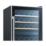 Drija Merlot 29 Vinera de Compresor de 29 Botellas | Rejillas de Madera Deslizables