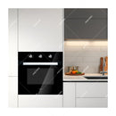 Sankey Horno Multifuncional Empotrable Eléctrico de 60cm | Freidora de Aire | Puerta de Doble Vidrio | Sistema de Ventilación | 65L | Negro
