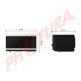 Samsung Microondas de 1000W | Convección | Grill | Interior de Cerámica | Sheath Heater | Steam Cook | Modo Eco | 1.1p3 | Negro
