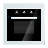 Sankey Horno Multifuncional Empotrable a Gas de 60cm | Puerta de Triple Vidrio | Rostizador | 65L | Negro