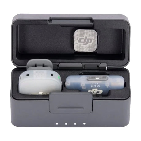 DJI Mic Mini 2 Sistema de Micrófono Inalámbrico Doble Canal | 1 Transmisor | 1 Receptor Móvil | Para Cámaras Profesionales, Smartphones, Tablets y Computadoras | Cubierta Magnética Intercambiable