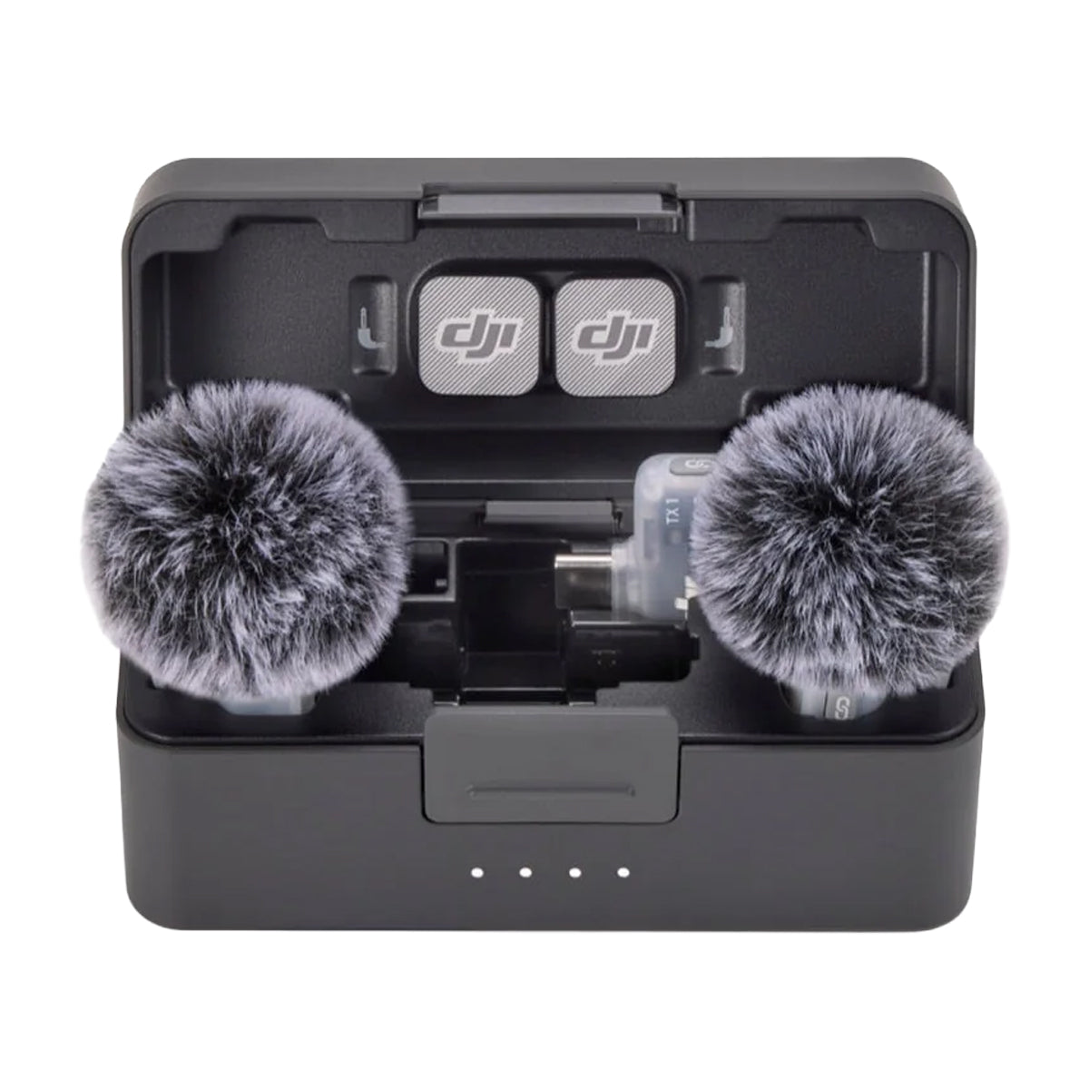 DJI Mic Mini 2 Sistema de Micrófono Inalámbrico Doble Canal | 2 Transmisores | 1 Receptor Móvil | Para Cámaras Profesionales, Smartphones, Tablets y Computadoras | Cubierta Magnética Intercambiable